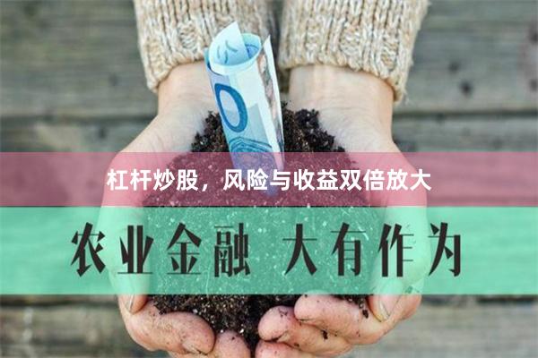 杠杆炒股，风险与收益双倍放大